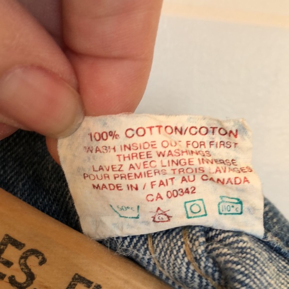 Levi’s M’s Vintage 80’s 2 pocket Trucker Denim Jacket ~ size 38 reg (75505 0211) - Picture 9 of 10